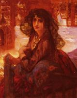 Frederick Arthur Bridgman - Harem Girl